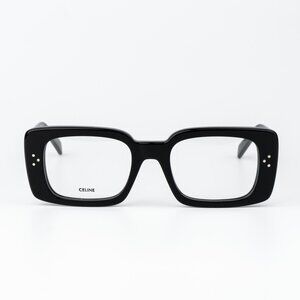 Celine 3 DOTS Women Eyeglasses Black Rectangle CL50163I 001 NEW AUTHENTIC